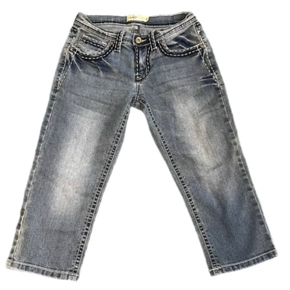 eoeo The Collection Capri Jeans Size 5 - Picture 1 of 4